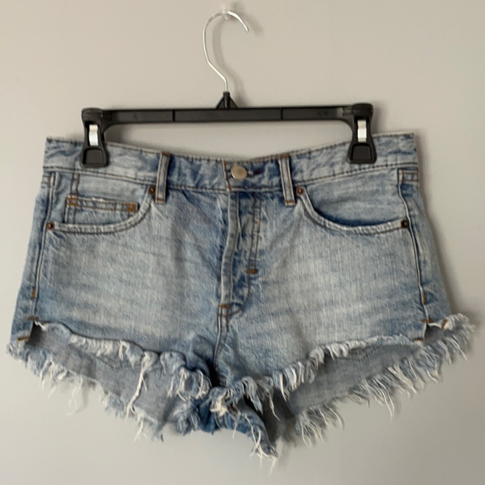 Free People jean shorts